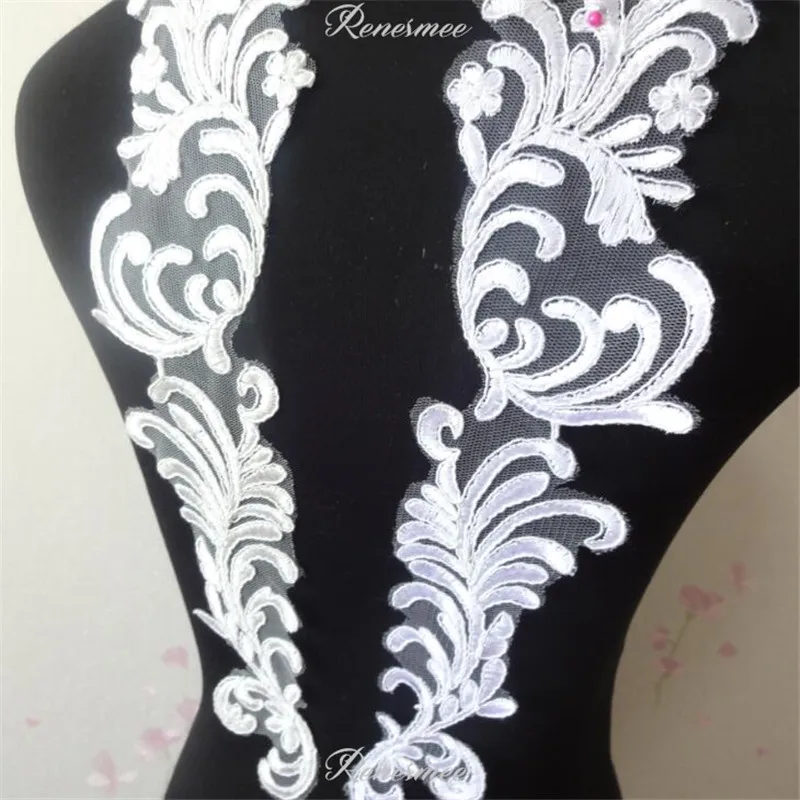 1 зеркальная пара/2 шт. Новое поступление белый шнур цвета слоновой кости