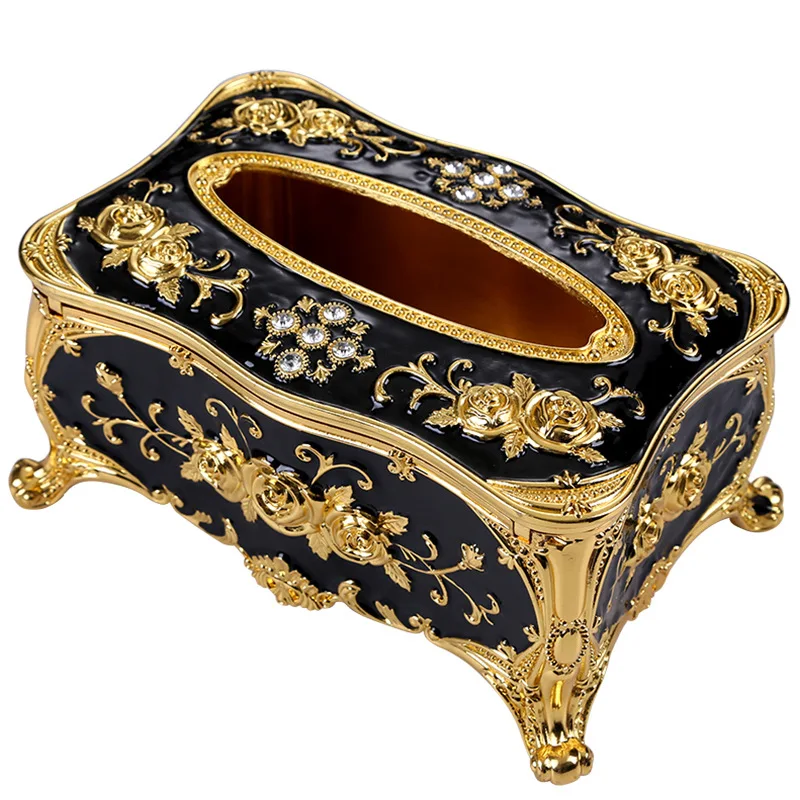 

Bar KTV table setting supplies nightclub microphone holder tissue box ashtray drop resistant zinc alloy Set European fruit plate