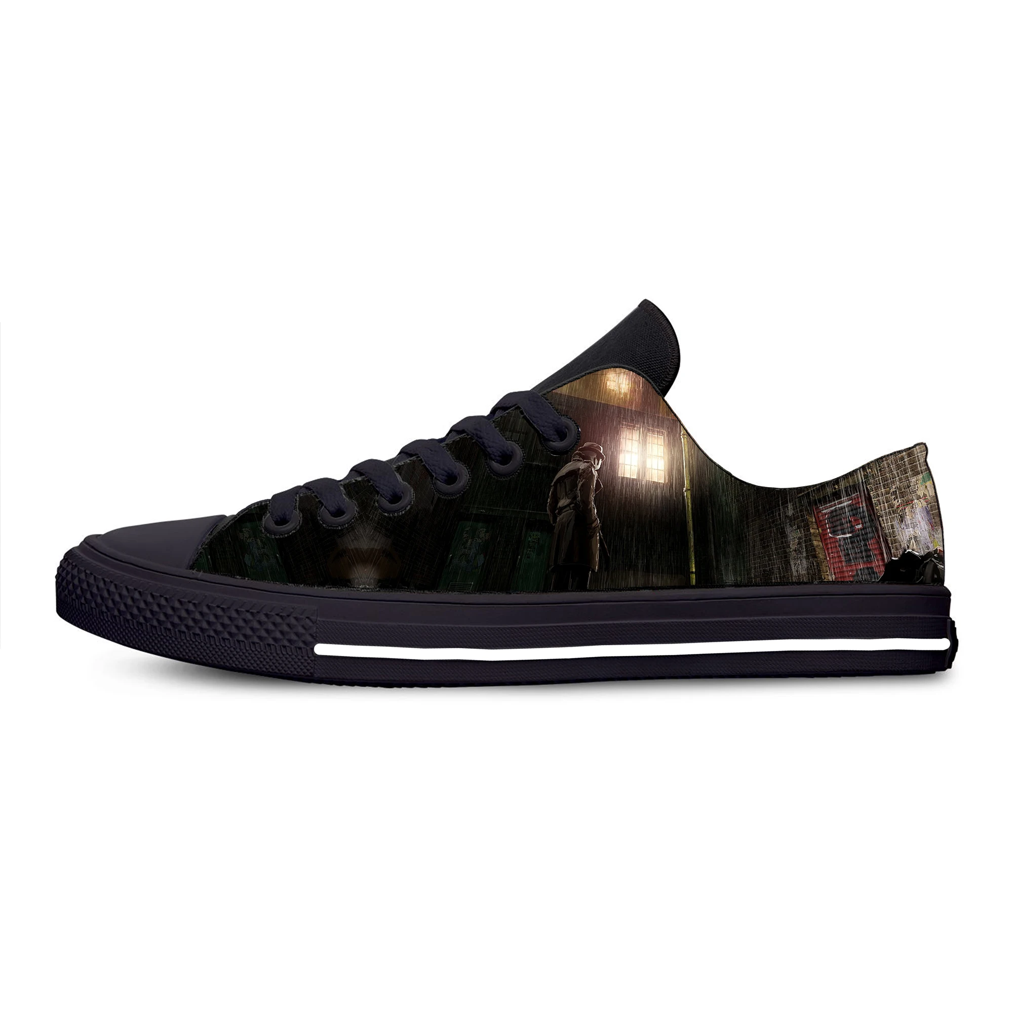 Watchmen Superhero Movie Hot Cool Fashion Casual Canvas Shoes Lace Up Breathable Lightweight Sneakers 3D Print For Men Women |