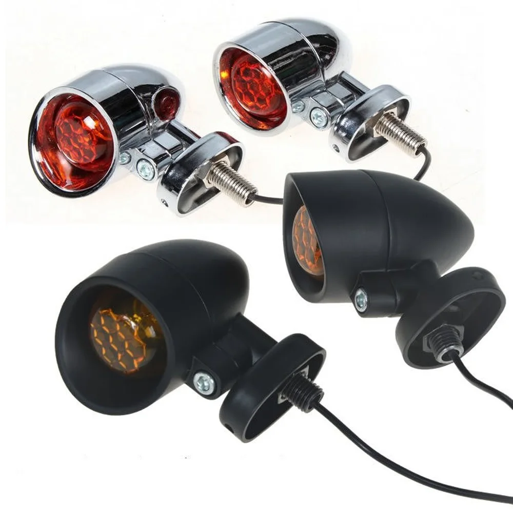 

Applicable to Harley Cruise Prince Car Modified Retro Turn Signal Aluminum Alloy Command Light Cornering Lamp Motorcycle