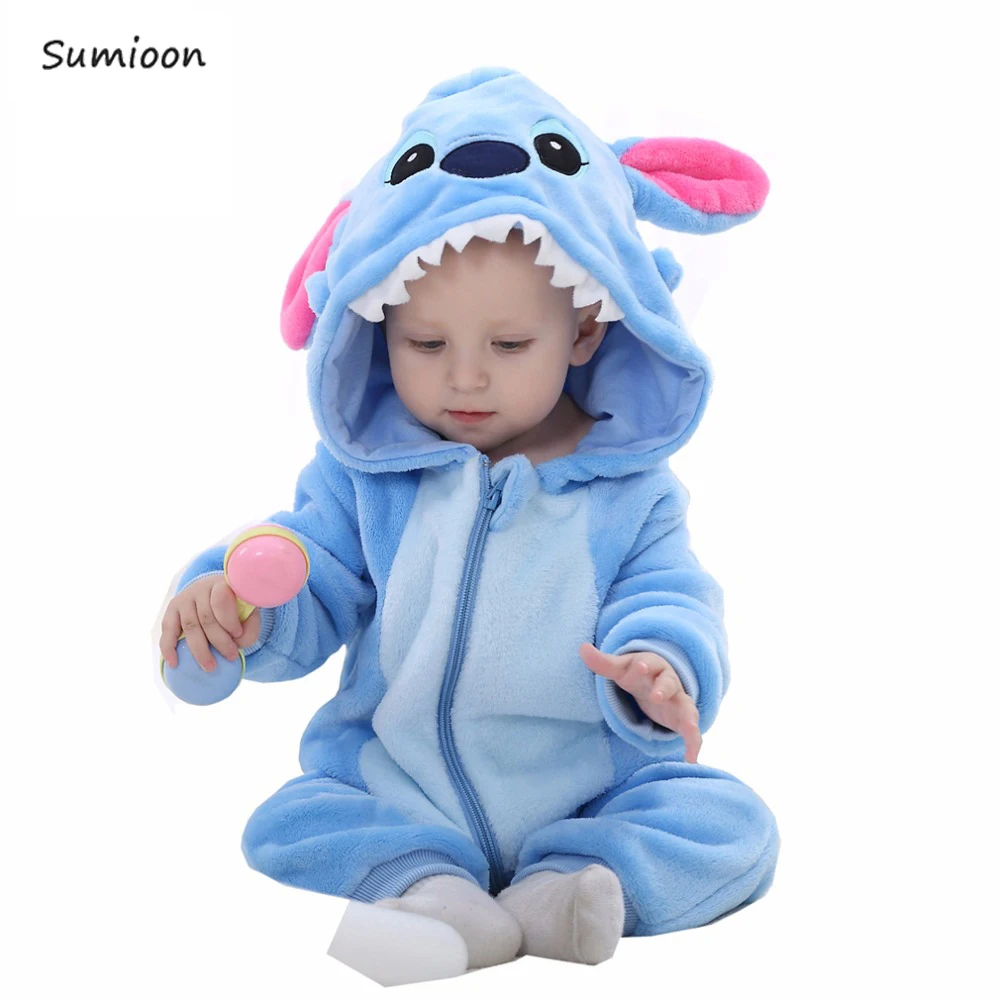 Милые детские комбинезоны одежда для мальчиков и девочек костюм новорожденных