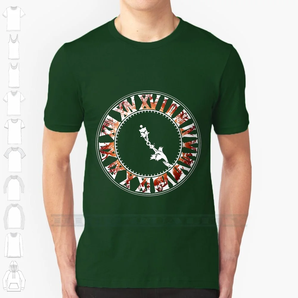 Финальная фантазия-Финальные часы (красный) уличная одежда забавная черная