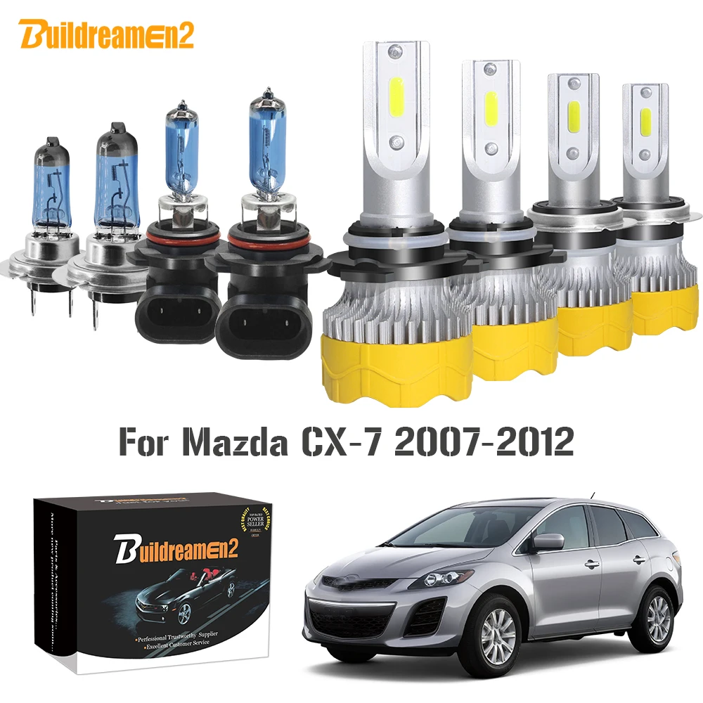 Buildreamen2 4 х автомобилей головной светильник высокий низкий пучок светодиодный