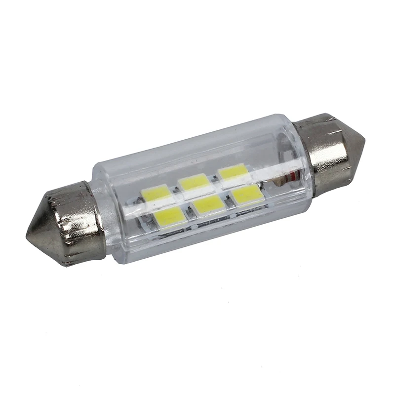 

38mm White 6 SMD LED Car Interior e Light Lamp Bulb DC 12V New