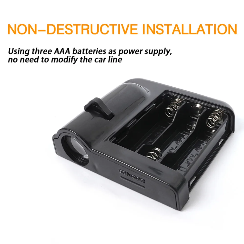 2X светодиодный автомобиль шаг вежливости двери логотип проектор светильник для