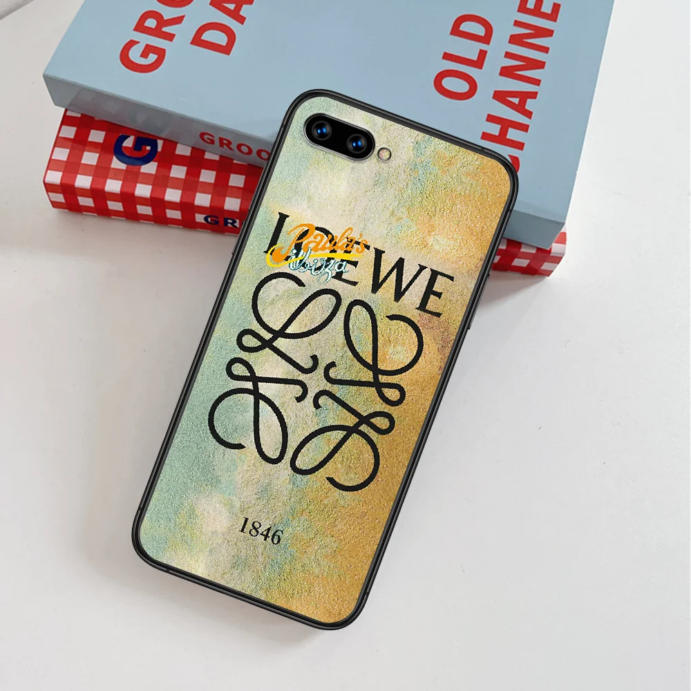 

Loewee Fashion Luxury Brand Phone Case For Huawei Honor 6A 7A 7C 8 8A 8X 9 9X 10 10i 20 Lite Pro Play black Shell Soft Hoesjes