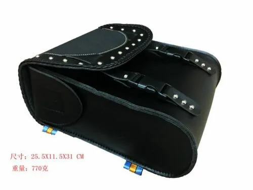 Универсальный из искусственной кожи мотоцикл седельная сумка двойной