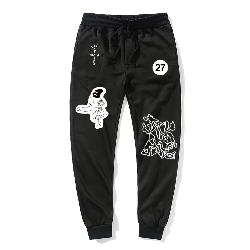 

Travis Scott Cactus Jack festival world globe Astroworld Sweatpants Women Men Pants Drawstring Joggers Sweatpants