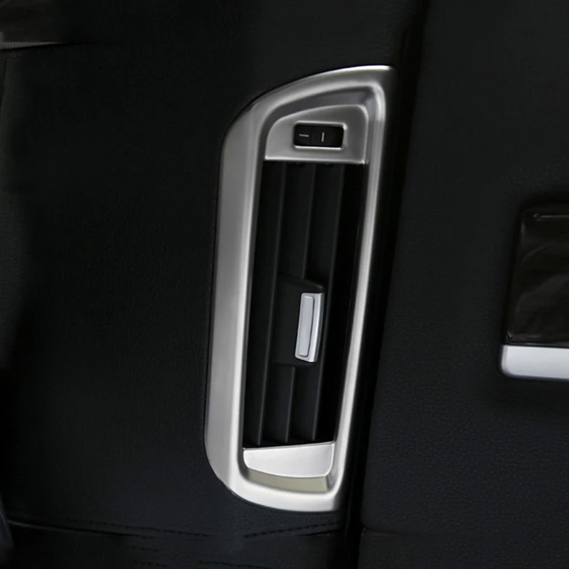 

ABS Matte For BMW 5 Series G30 2017 2018 Interior Car B-pillar air outlet cover trim accessories styling 2pcs