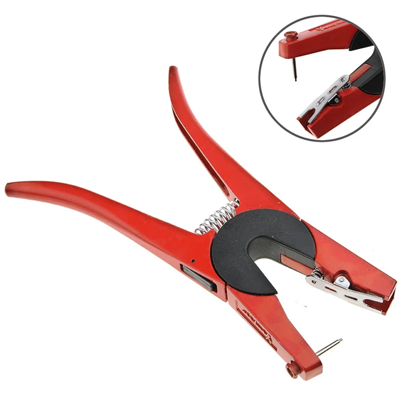 

1Pcs Practical Cattle Livestock Metal Goat Ear Tag Animal Tool Plier Forcep Applicator Animal Ear Tag Pliers