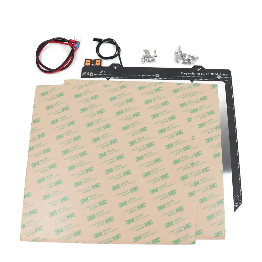 12V Prusa i3 mk2/mk2s Модернизированный mk2.5 PCB кровать с подогревом на магнитах лист из 2
