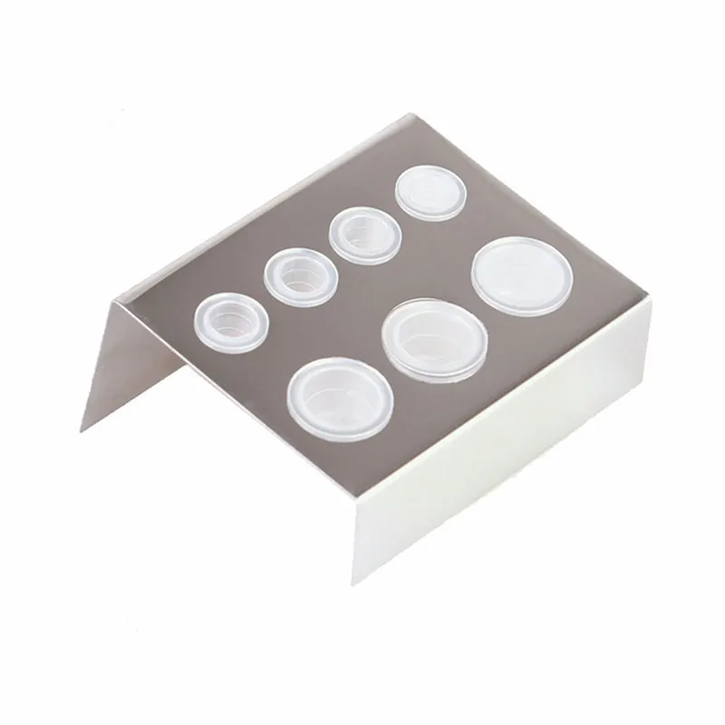 

7 Holes Tattoo Pigment Holder Tattoo Pigment Ink Cap Cup Holder Shelf Rack Stand Color Shelf Beauty Tool Equipment Accessories