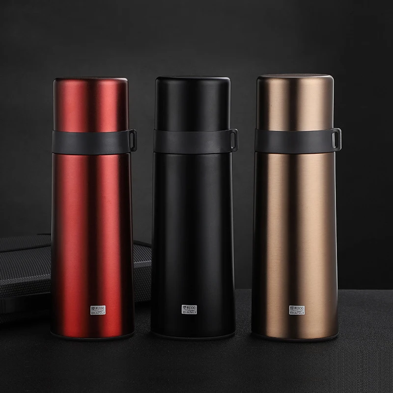 

Business work leisure mug men's 316 stainless steel bomb cover cup water cup water bottle 350ML500ML capacity