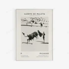 Выставочные плакаты Пикассо-рисунки акварельных красок в стиле бойцовская драка 13-цифровой рисунок для печати-художники среднего века