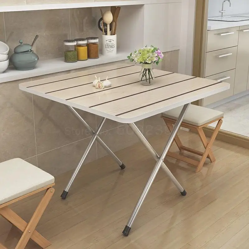 Обеденный складной столик маленький семейный небольшой для 2 человек 4 простых