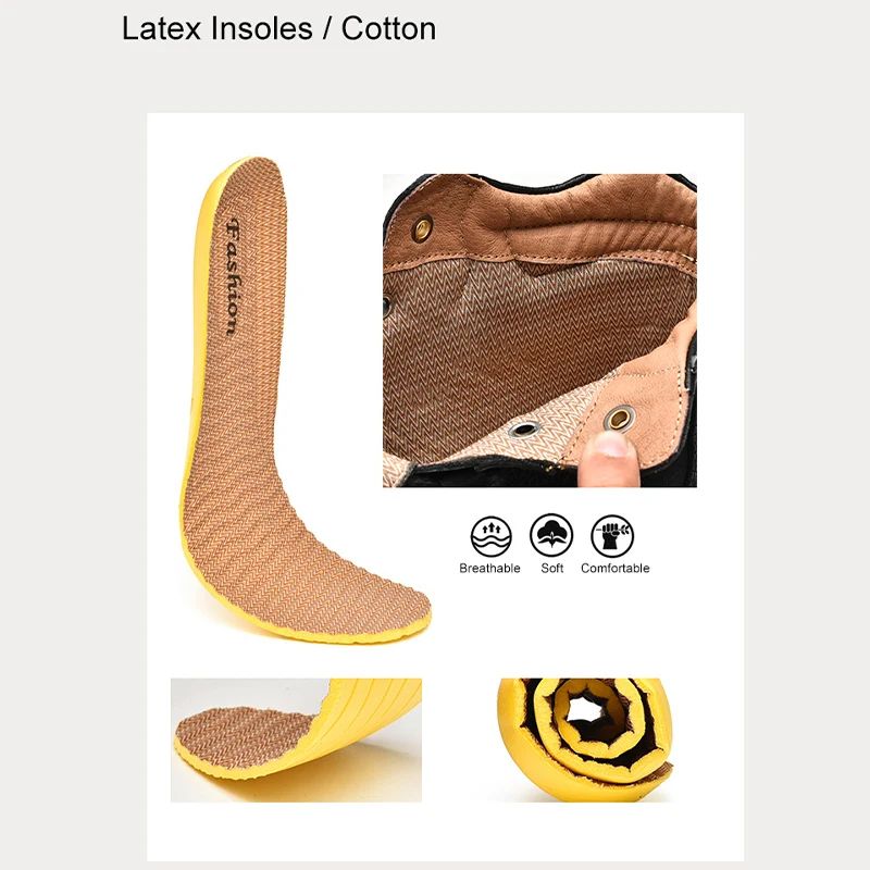 Мужские теплые зимние походные туфли из воловьей кожи | Спорт и развлечения