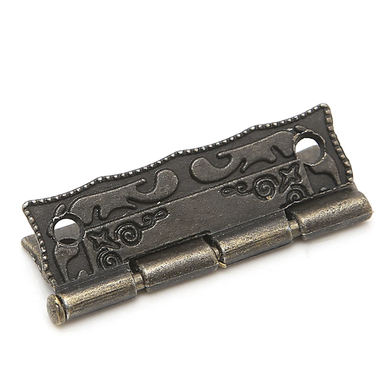 2020 Новый 2x античная бронза шкаф мебель дверь ящик ювелирных изделий коробка