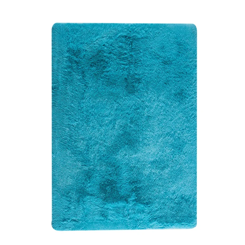 Мягкий Плюшевый коврик для ванной комнаты прикроватный спальни сплошной цвет
