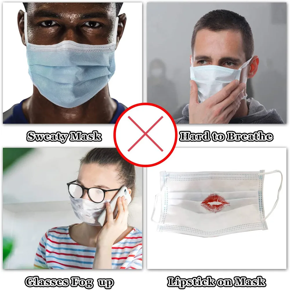 Силиконовый 3D Кронштейн для лица внутренняя опорная рамка маски дышащий