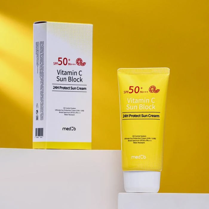 Солнцезащитный крем Med B с витамином C SPF 50 70 мл 6901532 | Красота и здоровье