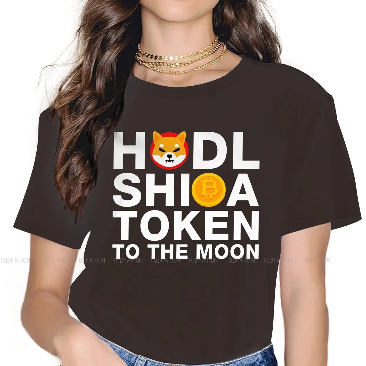 

SHIB Shiba Inu криптовалюты монеты 100% хлопок футболки HODL Токен отличительная Мужская футболка забавная одежда