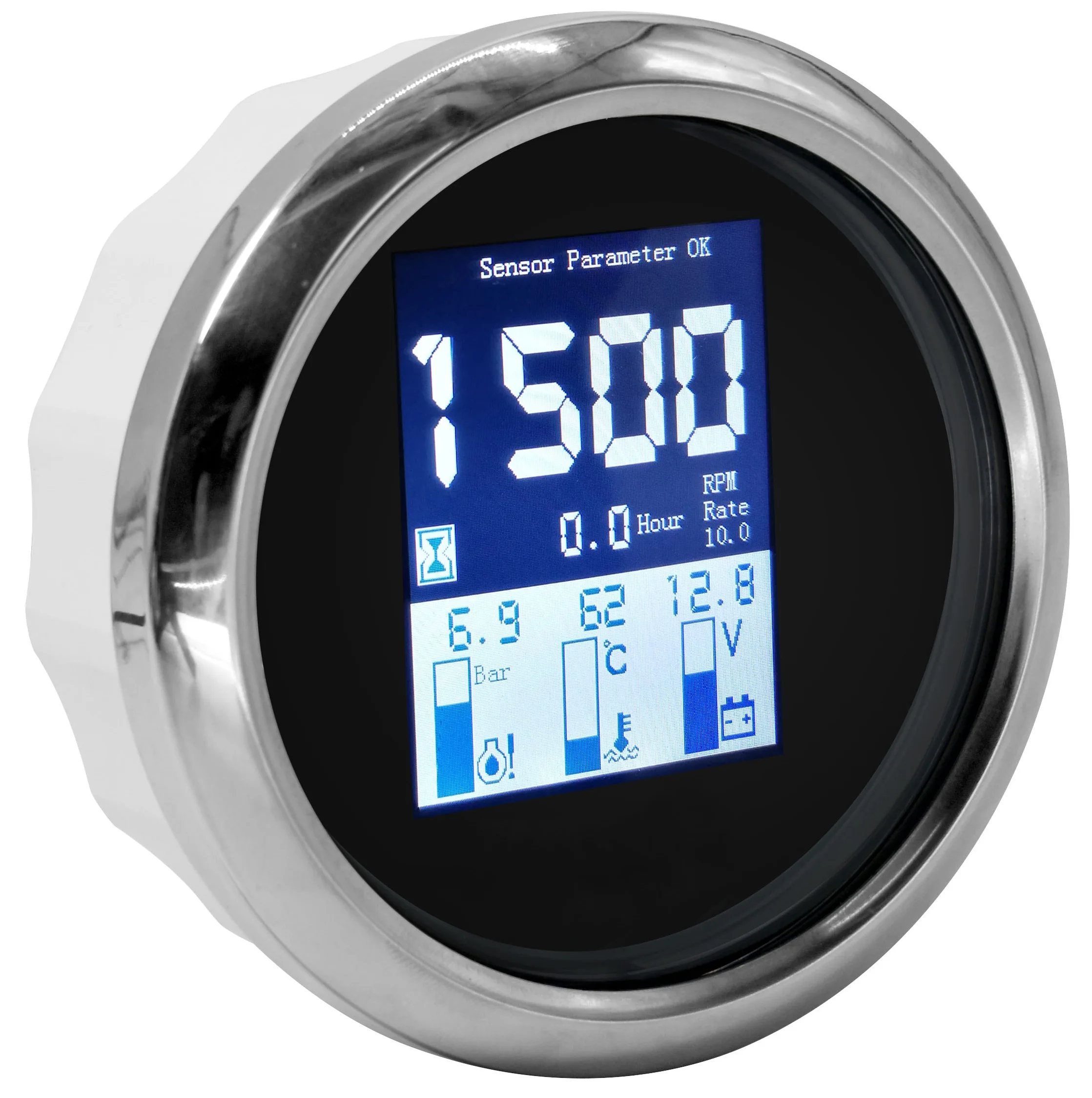 NMEA 2000 Многофункциональный Манометр 4 в 1 85 мм Цифровой тахометр температура воды