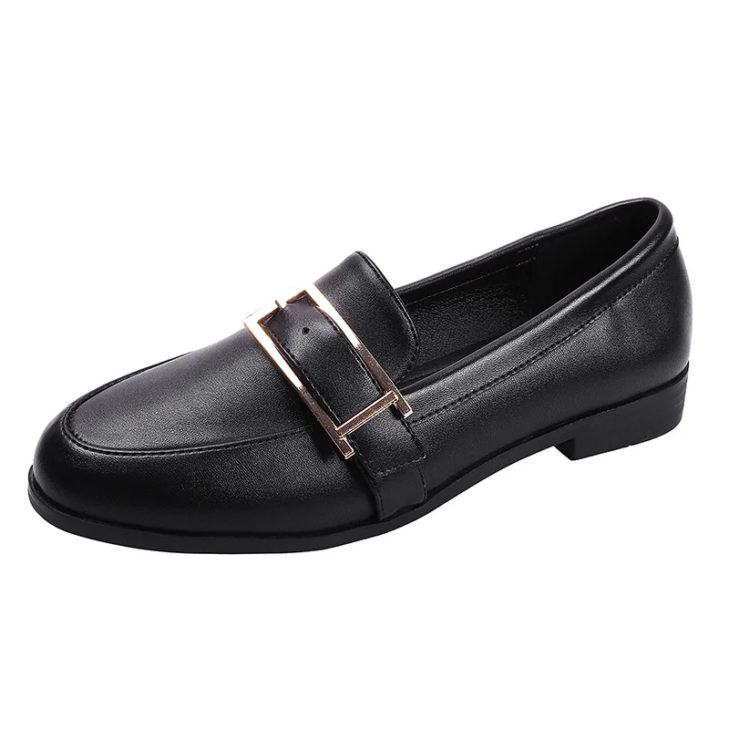 

2021 New Spring Designer Shoes Woman Quality Leather Slip on Flats Shoes for Women Loafers Ladies Shoe Zapatos De Mujer