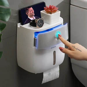 Туалет Бумага держатель настенный Бумага держатель полотенца для Кухня Ванная комната хранилище для туалетной бумаги Бумага ящик для хранения держатель для туалетной бумаги