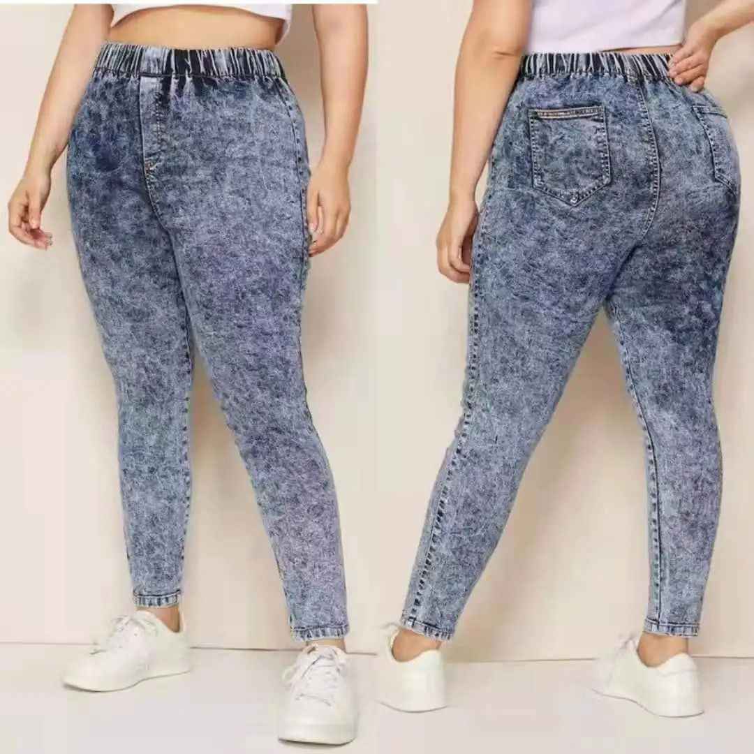 Europe and the United States ebay speed sell tong wish big yards fashion cowboy feet pants women | Женская одежда