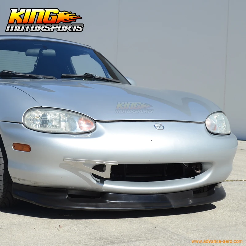 Подходит для Mazda Miata MX-5 GV Style Coupe передний бампер спойлер Chin Global БЕСПЛАТНАЯ