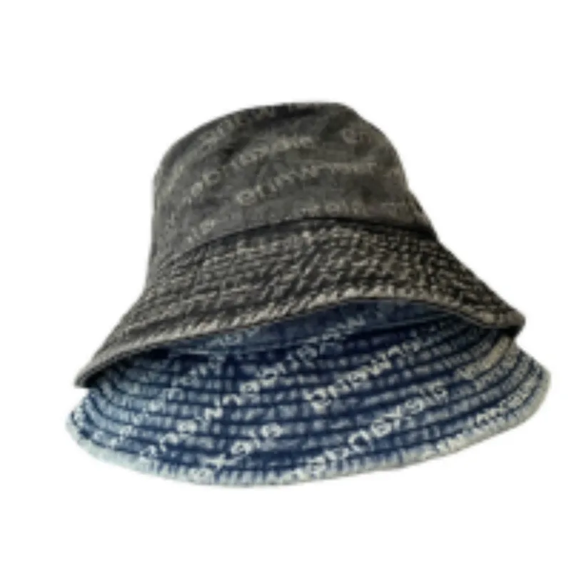 New Products Fashion Classic Trendy Brand Luxury Design Casual Versatile Washed Cowboy Fisherman's Hat Unisex Basin Hat A2