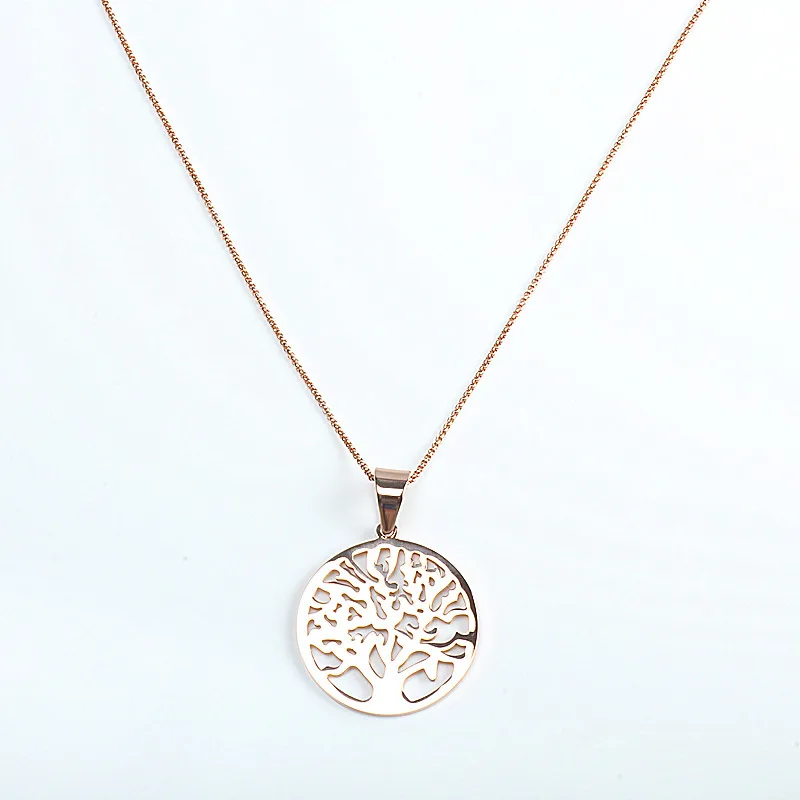 Женское Ожерелье из нержавеющей стали с кулоном Древо жизни|Подвески| |