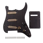 Загруженный Alnico V Pickguard задняя крышка SSS розовое дерево для ST гитары Металл