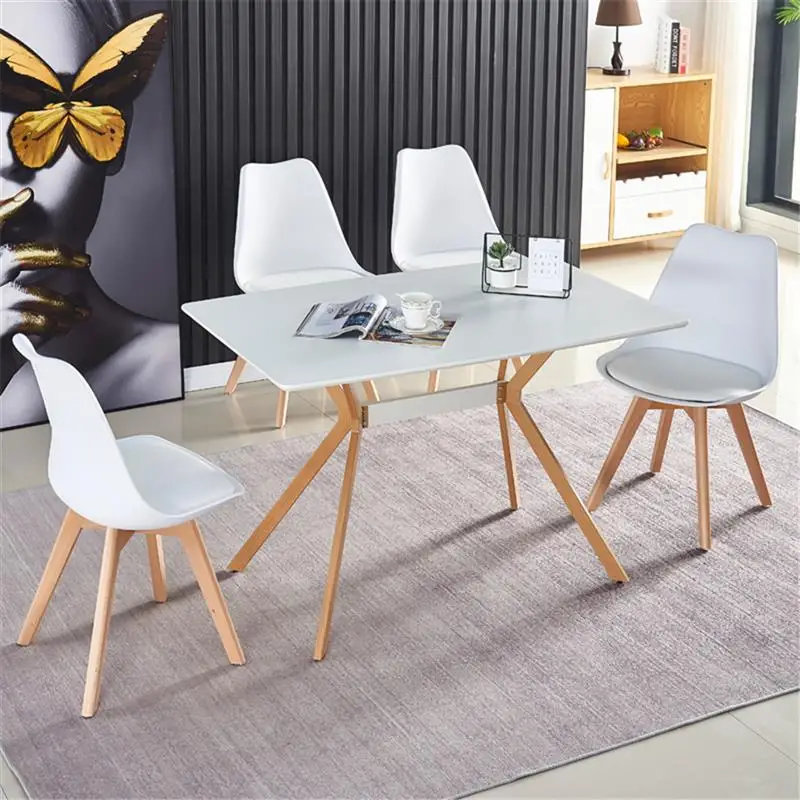 

Modern Wood White Dining Table Dining Tables Dining Room Furniture White Oak Solid Wood Dining Table Coffee Table For Home Use