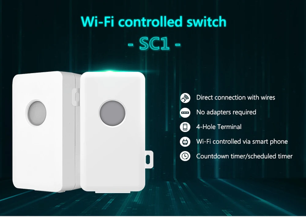 Broadlink SC1 Wifi контроллер переключатель умный дом автоматизация Максимальная мощность 2500 Вт Совместимость Alexa Google Assistant IOS Android