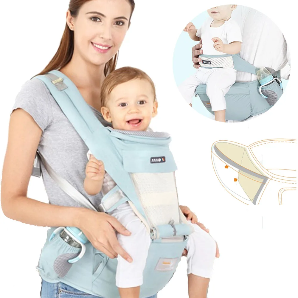 Эргономичная переноска для малышей детское сидение на бедрах хлопковая дышащая