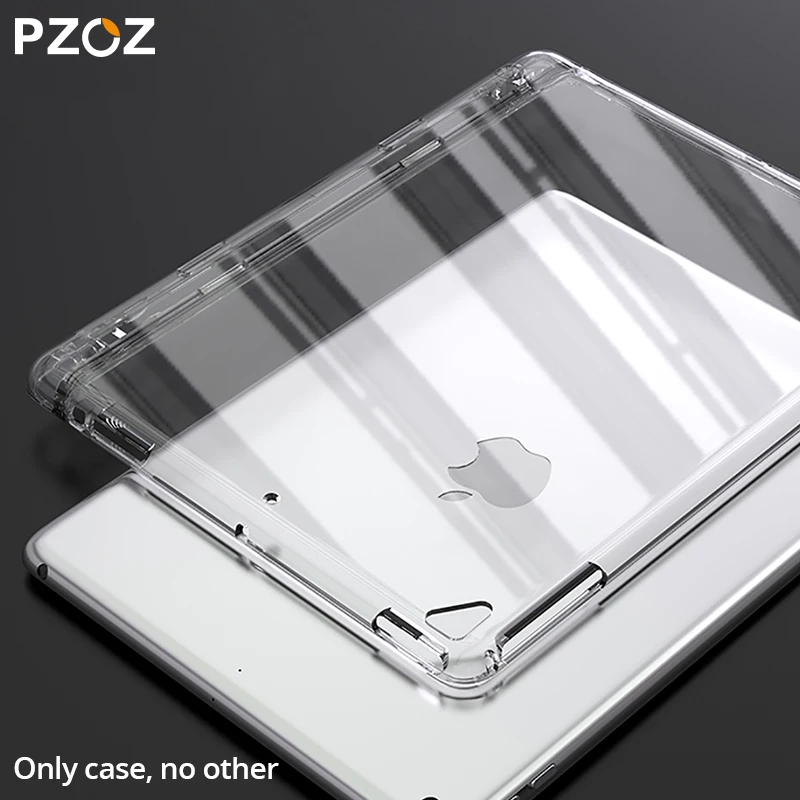 Чехол PZOZ с держателем для карандашей iPad 9 7 Pro 10 5 11 12 дюйма Ультратонкий Мягкий