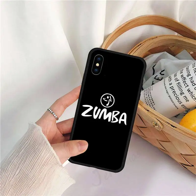 

Zumba Dance logo text pattern Phone Case for iPhone 11 12 mini pro XS MAX 8 7 6 6S Plus X 5S SE 2020 XR high quality funda