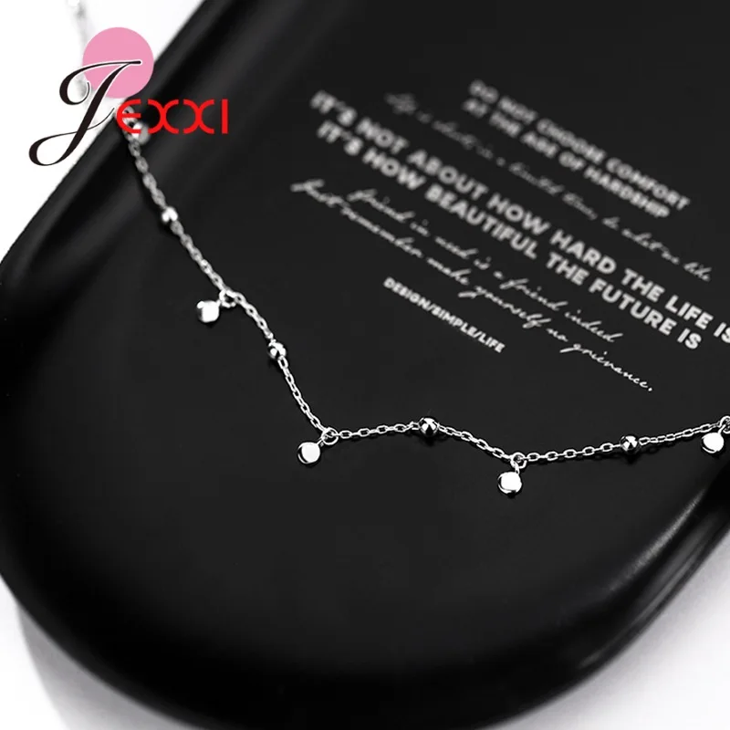 

Good Quality Women Girls Jewelry Gifts 925 Sterling Silver Necklace Choker Wedding Engagement Party Necklaces Wholesale