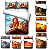 disney the lion king simba bedding set cartoon boy single twin full queen size duvetcomforter covers sets teen bedspreads gifts