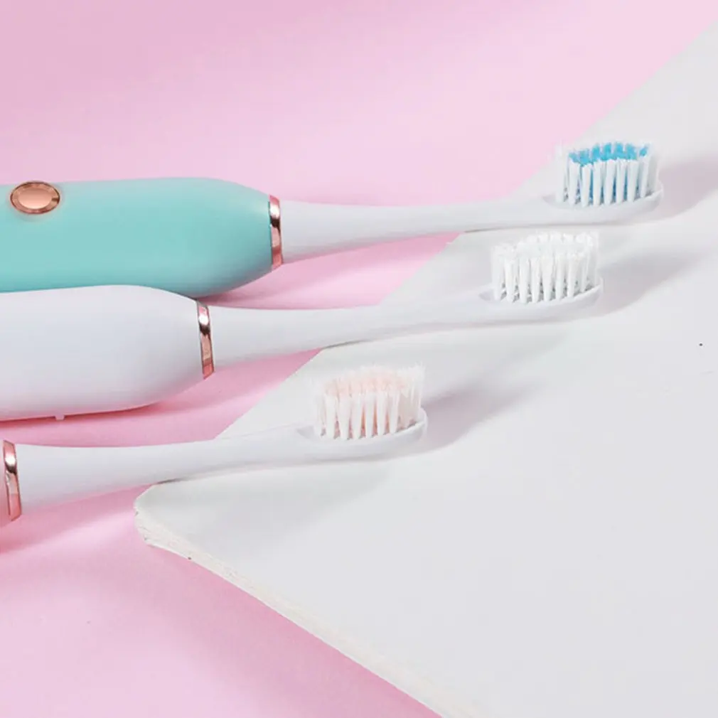 

Portable Electric Adult Battery Type Toothbrush Soft Sonic Electric Toothbrush Antibacterial Brush Head Valentine's Day Gift