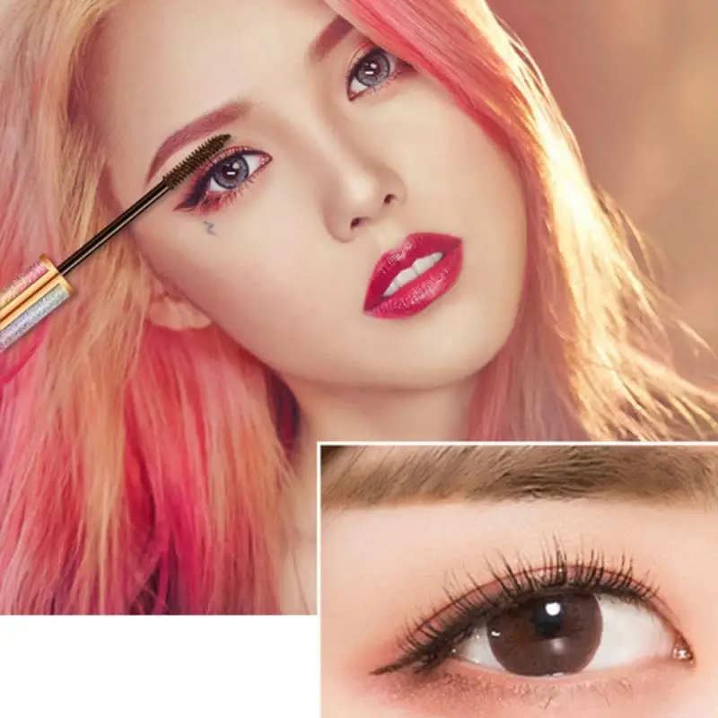 

PEINIFEN Starry Sky Mascara Bright Star Beautiful Volume Mascara Waterproof Thick Lengthening Mascara Eyes Makeup