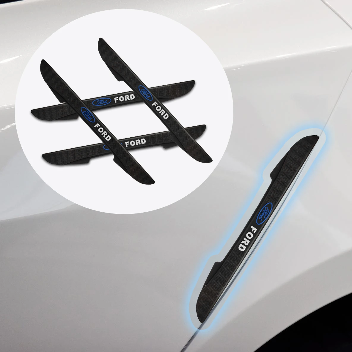 4 шт. защитные наклейки на края автомобиля|Наклейки автомобиль| |