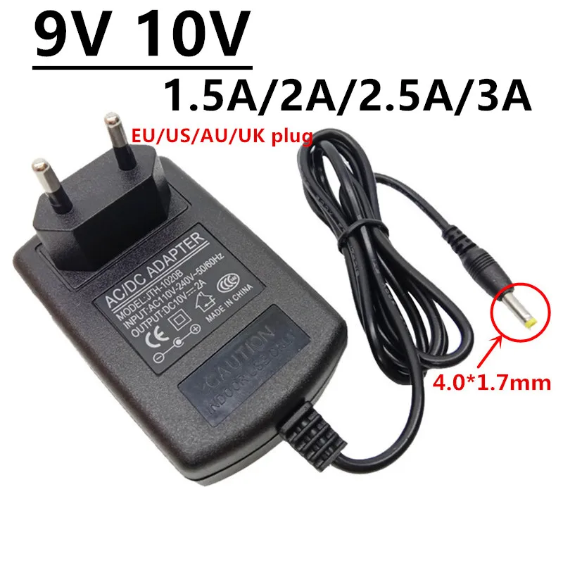 9V 10 V 4 0x1 7mm 1.5A 2A 2.5A 3A универсальный AC DC адаптер питания 9 преобразователь