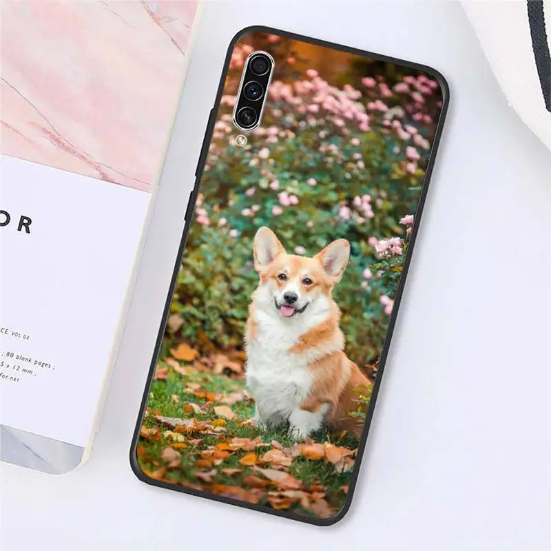 

Corgi Dog Cute Animal Phone Case For Samsung galaxy S 9 10 20 A 10 21 30 31 40 50 51 71 s note 20 j 4 2018 plus Luxury brand