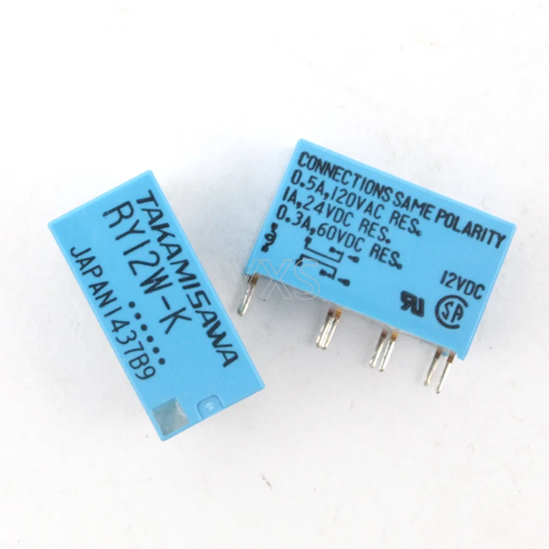 Новое реле сигнала TAKAMISAWA 10 шт./лот RY12W K 12 в 1 а 8 pin|relay takamisawa|relay 12v 1arelay |