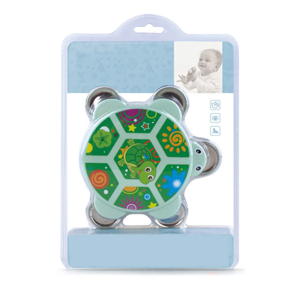 Детские развивающие игрушки ПЭТ ручной бубен погремушки для детей головоломка