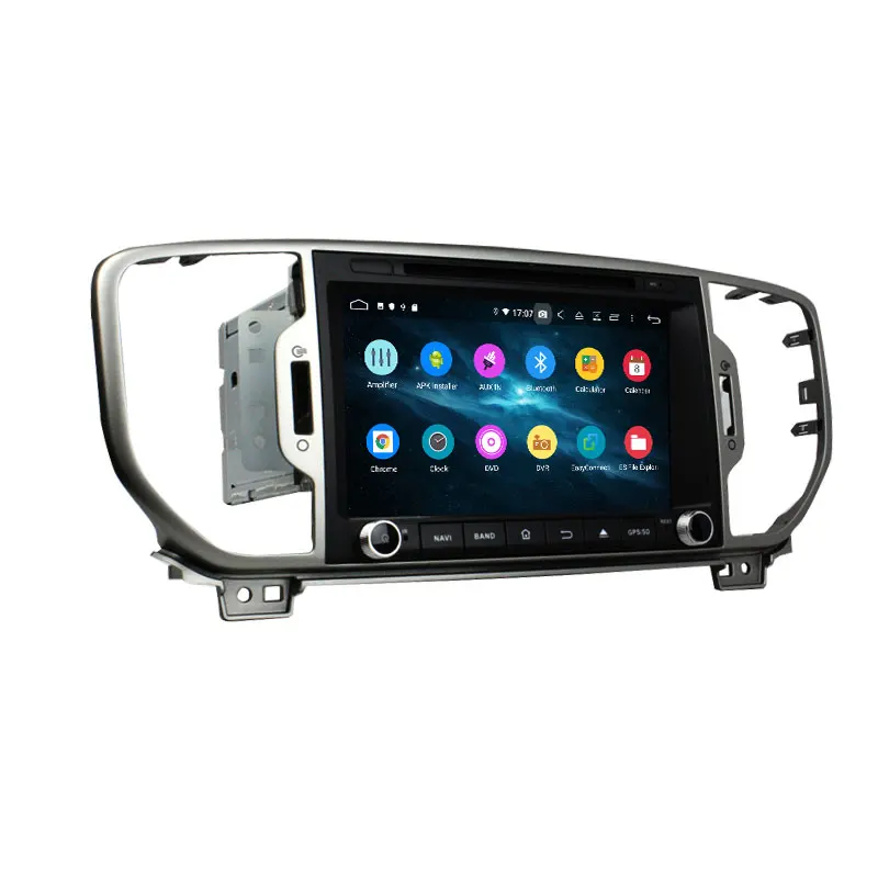 Android 9 PX6 DSP для KIA Sportage 4 2016 2017 2018 2019 Автомобильный мультимедийный стерео плеер DVD