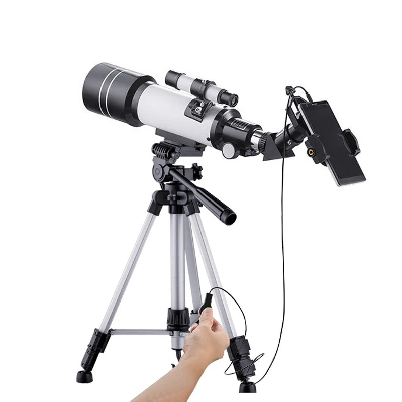 Астрономический телескоп 70 мм рефрактор для наблюдения за луной детей и взрослых