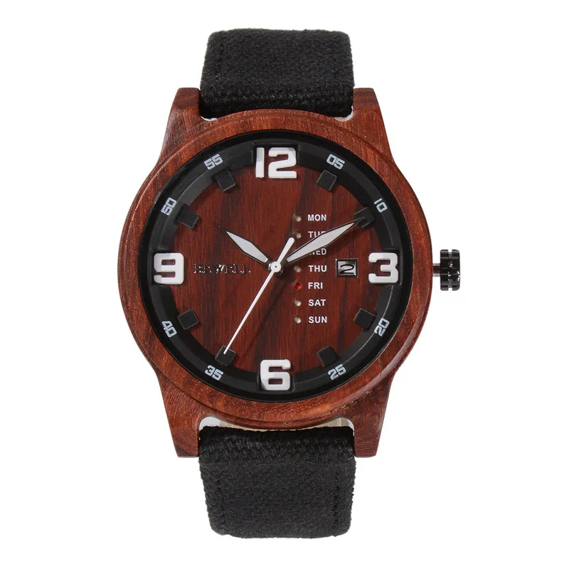 

2020 Top Fashion Rushed Bewell Brand Wooden Watch Imitation Marble Face Men's Leisure Calendar Quartz Factory